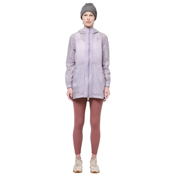 Lululemon‎ Clear Intention Jacket Women's Size 12 Hooded Windbreaker Lavender - Picture 2 of 14